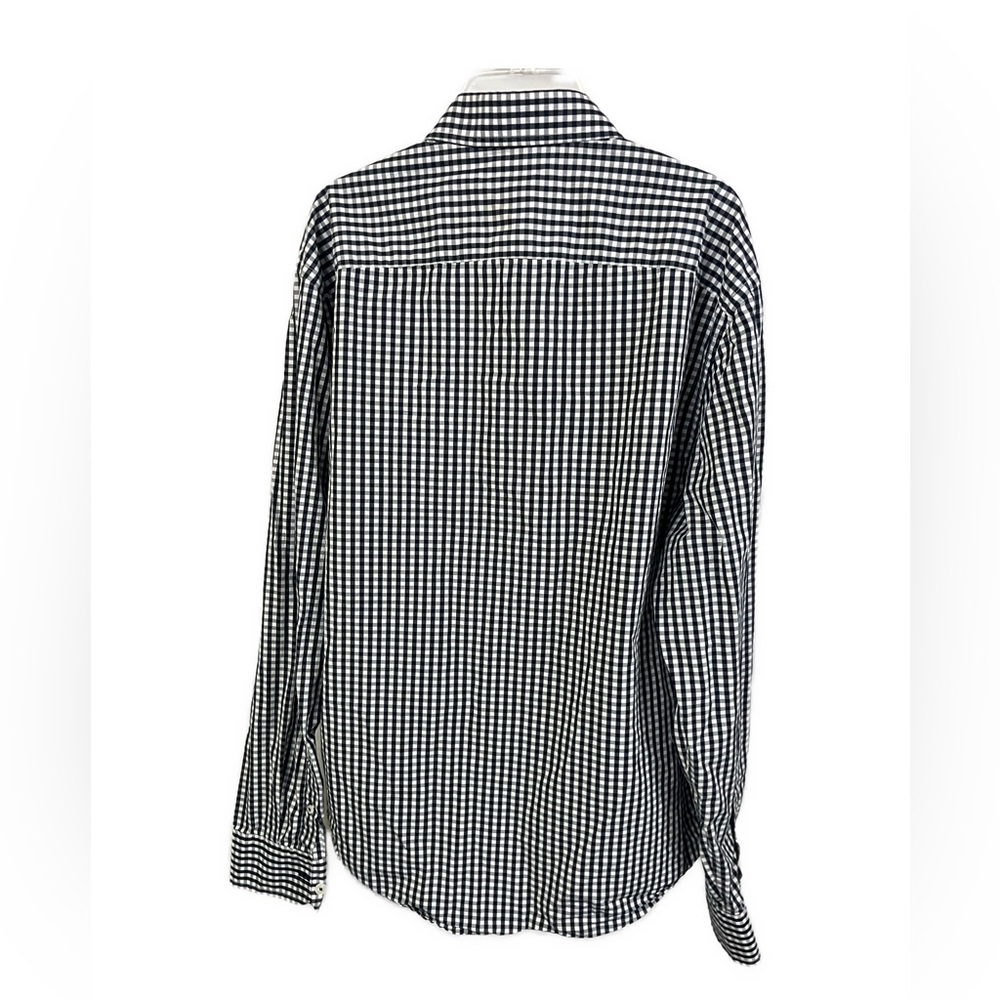 UNTUCKit‎ Men's Central Otago Checked Blue White Button Down Shirt- Size Large - Picture 2 of 7